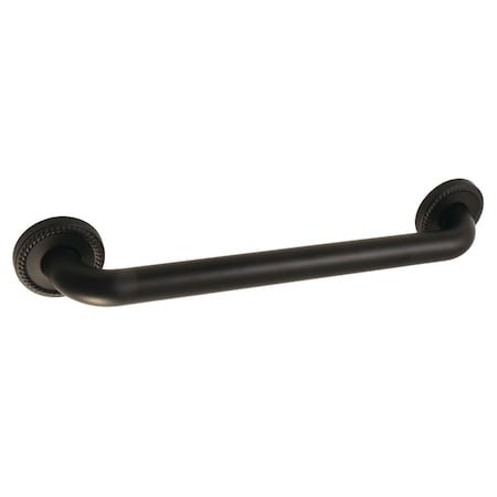 Kingston Brass Contemporary DR814160 Laurel 16" Decorative 1-1/4" OD Grab Bar, Matte Black, 19.06 L, Brass DR814160